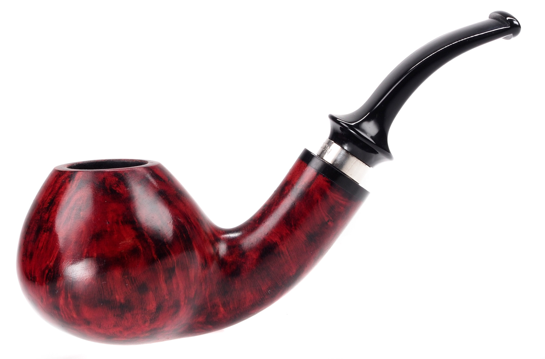 Nording Pipes, Silver Mount 2, Bent Apple, 9 mm.