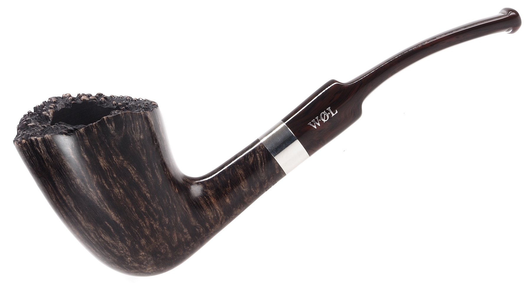 W. O. Larsen, Model 62, Freehand, Black Brown