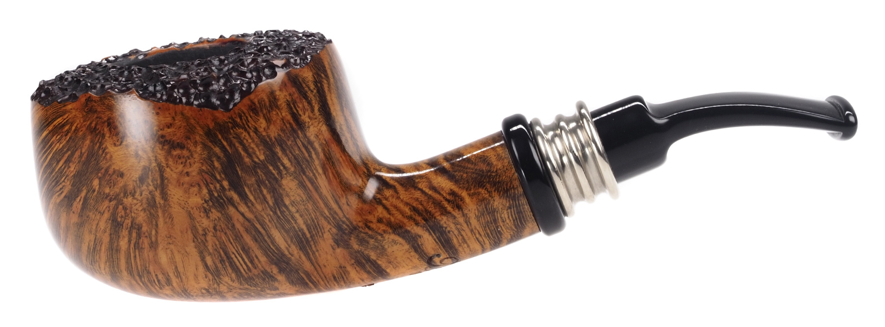 Neerup, Classic 4, Raw Top Bent Pot, 9 mm.