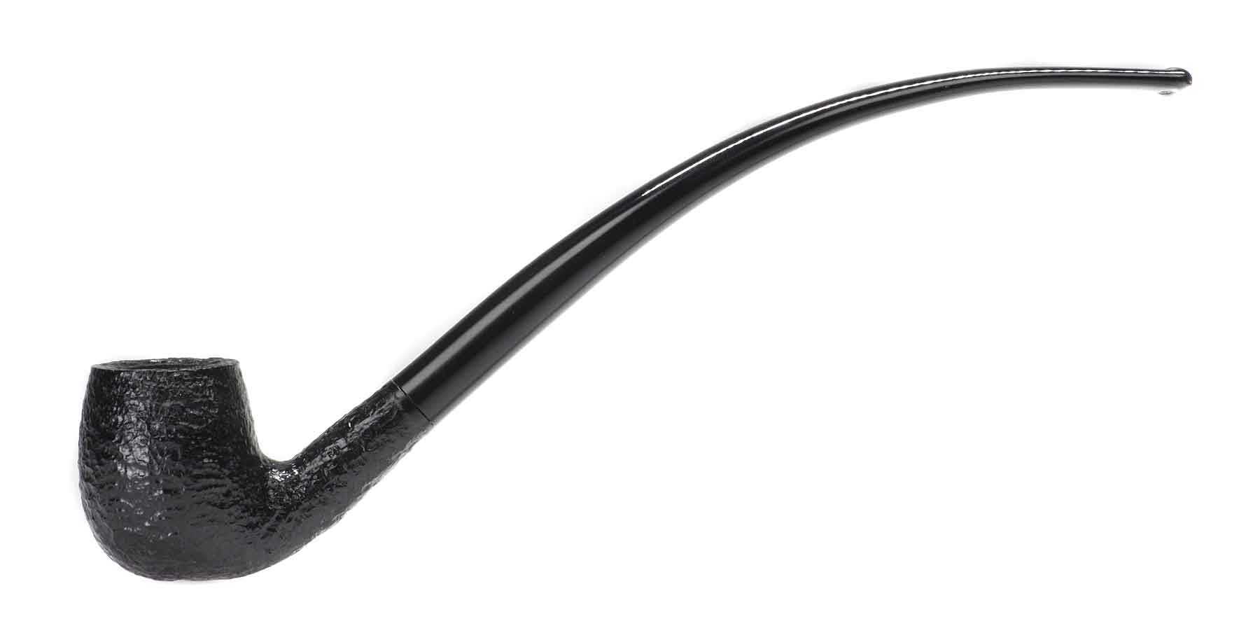 Savinelli, Churchwarden 601, Rustik, Sort