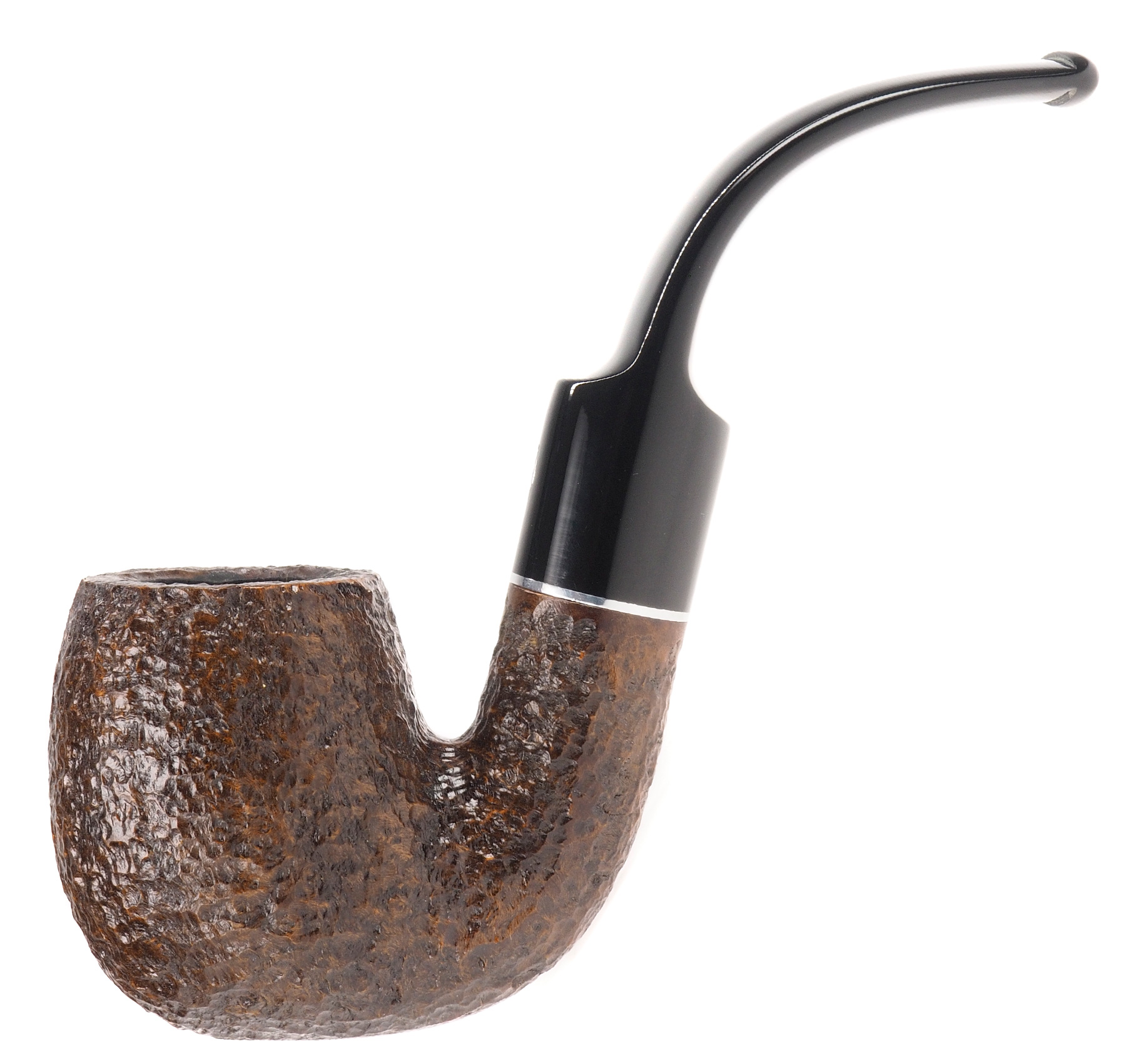 Savinelli, Tre 614, Full Bent Billard, Brown Rust.