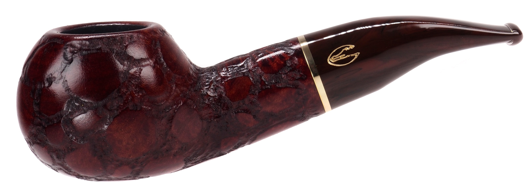 Savinelli, Alligator 320 KS, Rød Rustikeret