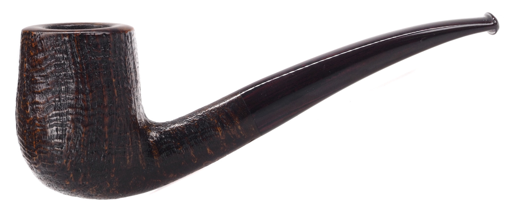 Herriot Pipes, Blasted Billard w. cumberland stem