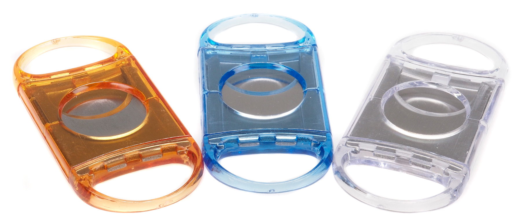 Cigar Cutter, Double Blade, Acrylic, Diff. colours