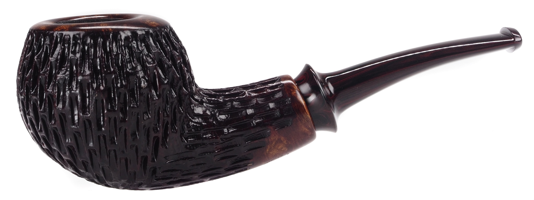 Henri Pipes, Diamond Rusticated Bent Brandy