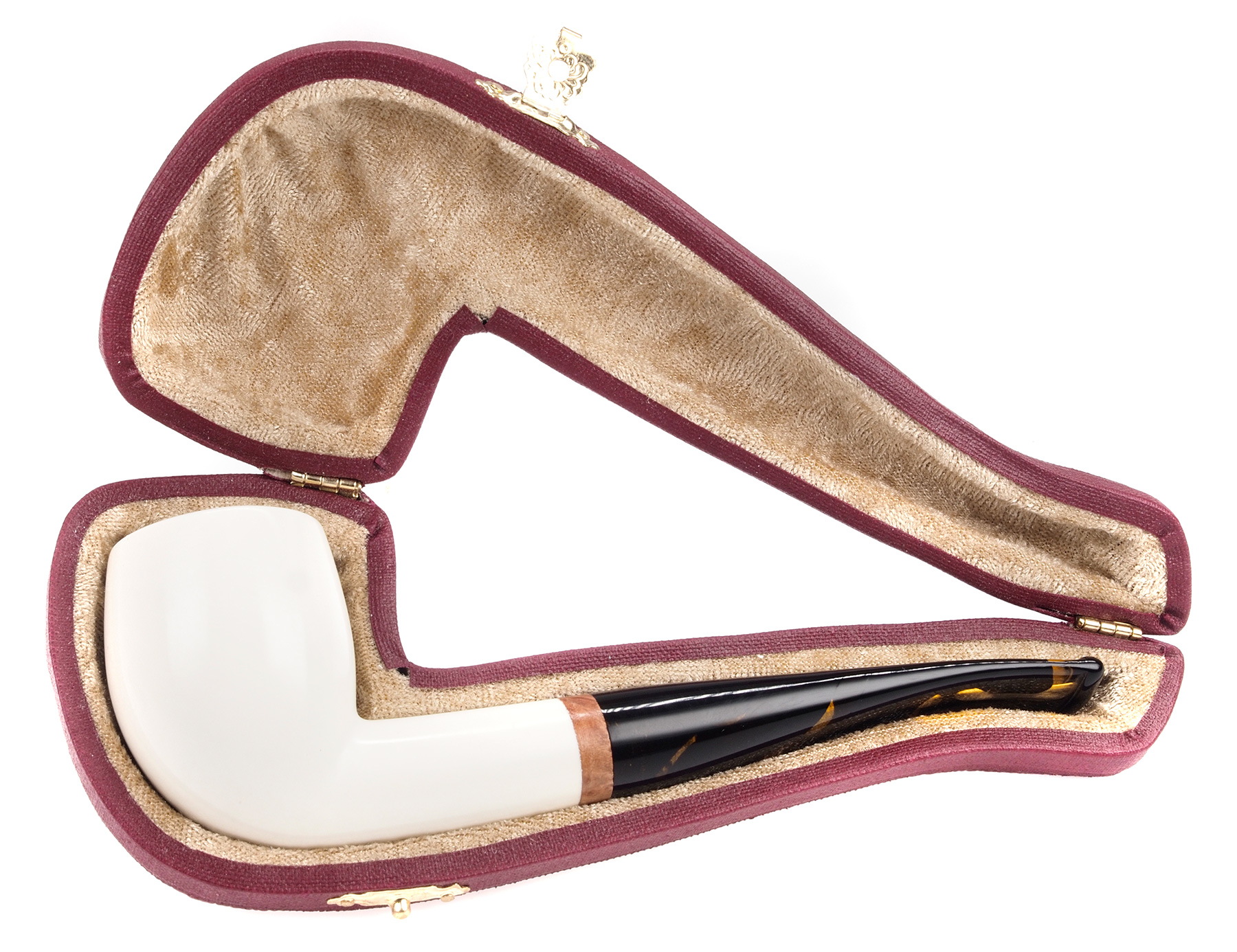 Meerschaum, Slight Bent Apple-Billard