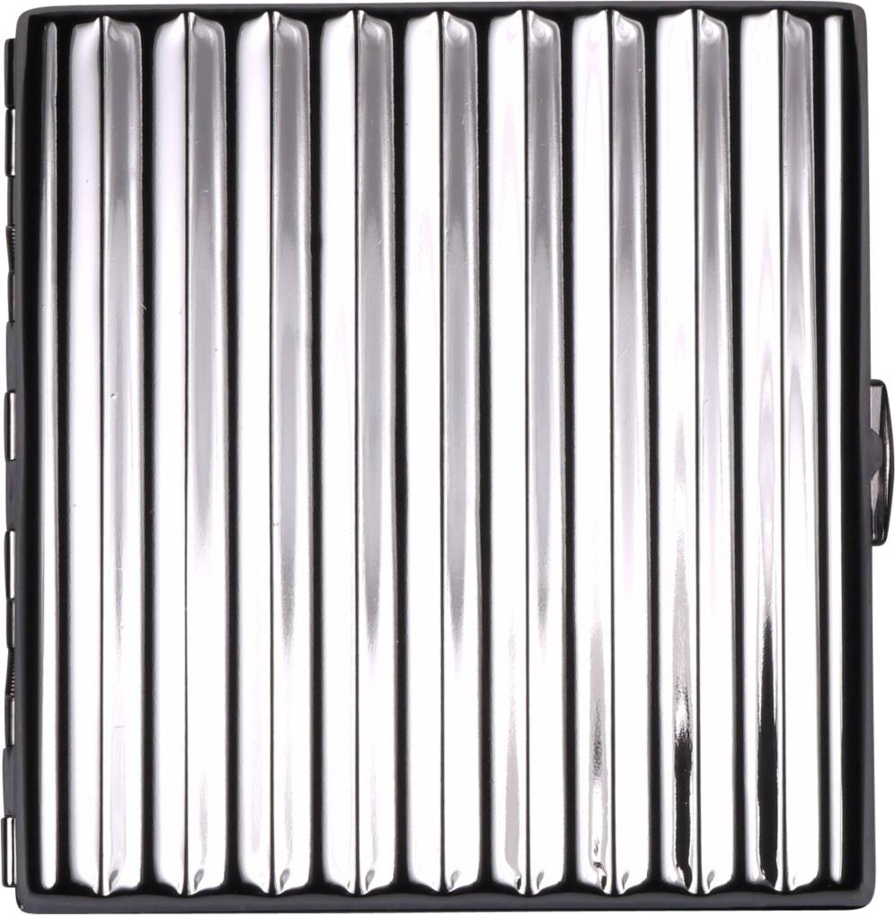 Jean Claude, Cigarette Case, Metal Wave Design