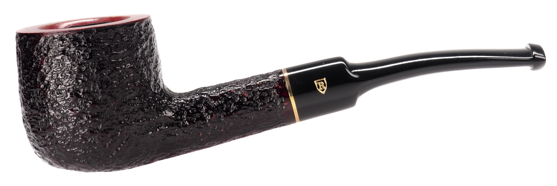 Savinelli, Roma 122, Bent Pot, Rusticated