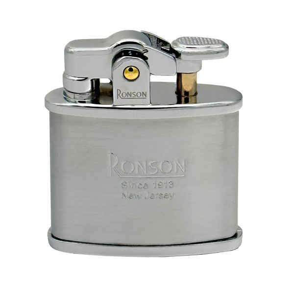 Ronson, Nostagia, Benzinlighter, Sølvfarvet