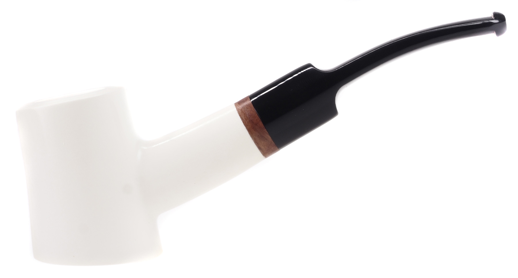 Meerschaum, Bent Poker, 9 mm.