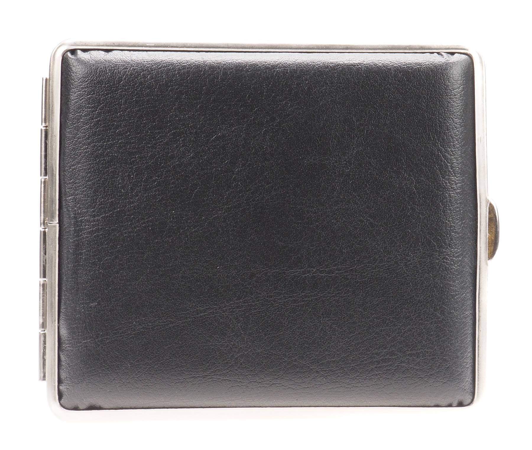 No Name, Case, 20 cigarettes, Metal/Leather