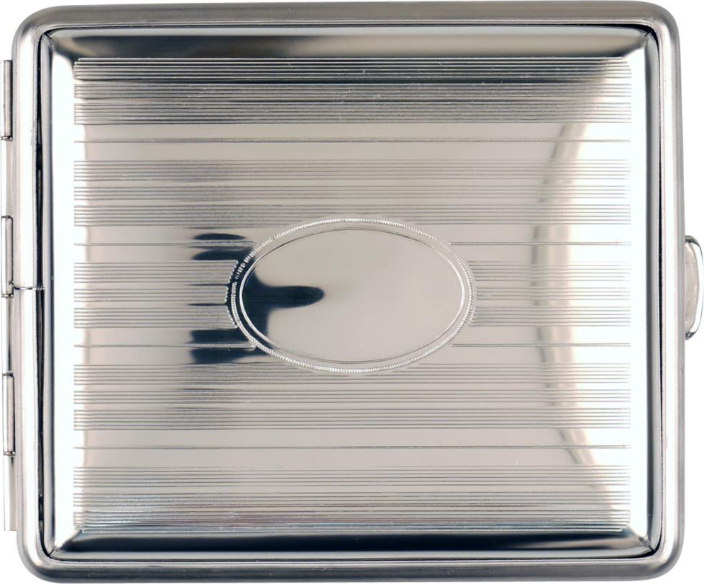 No Name, Cigarette case for 18 cigarettes, Metal