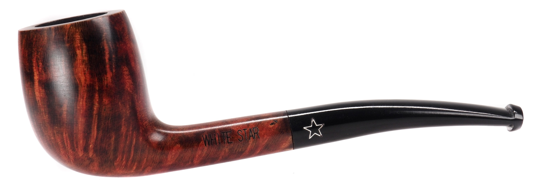 White Star Pipes, Orange 934, Oval Shank Billard