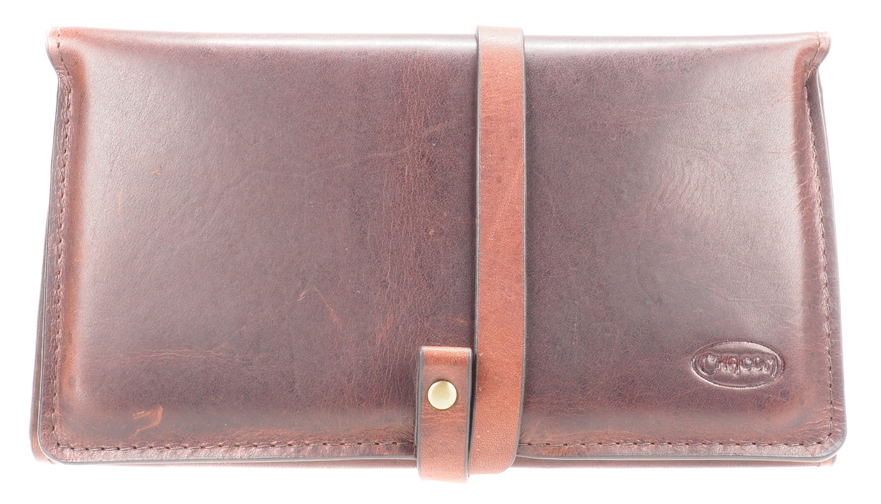 Chacom Leather Products, Roll Up Pouch, Brown