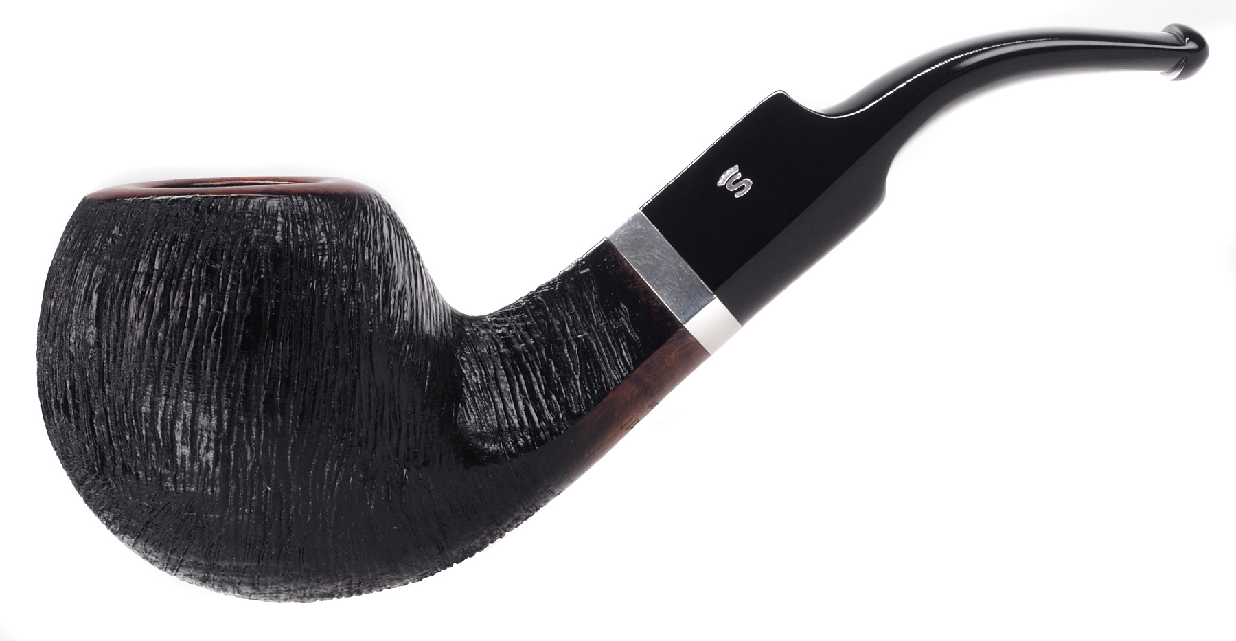 Stanwell, København, Brushed 15, Bent Apple, 9 mm