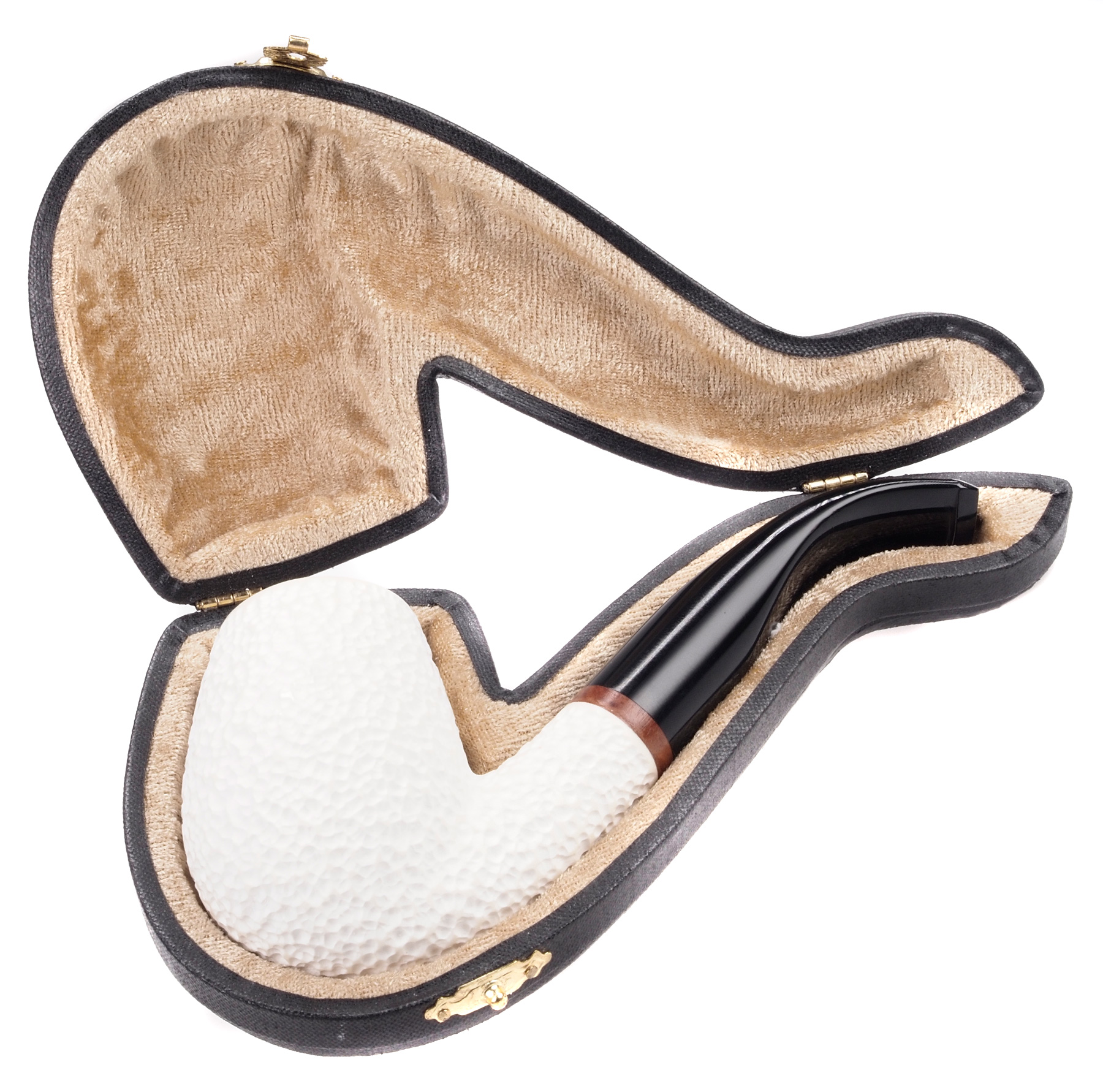 Meerschaum, Rusticated Bent Billard