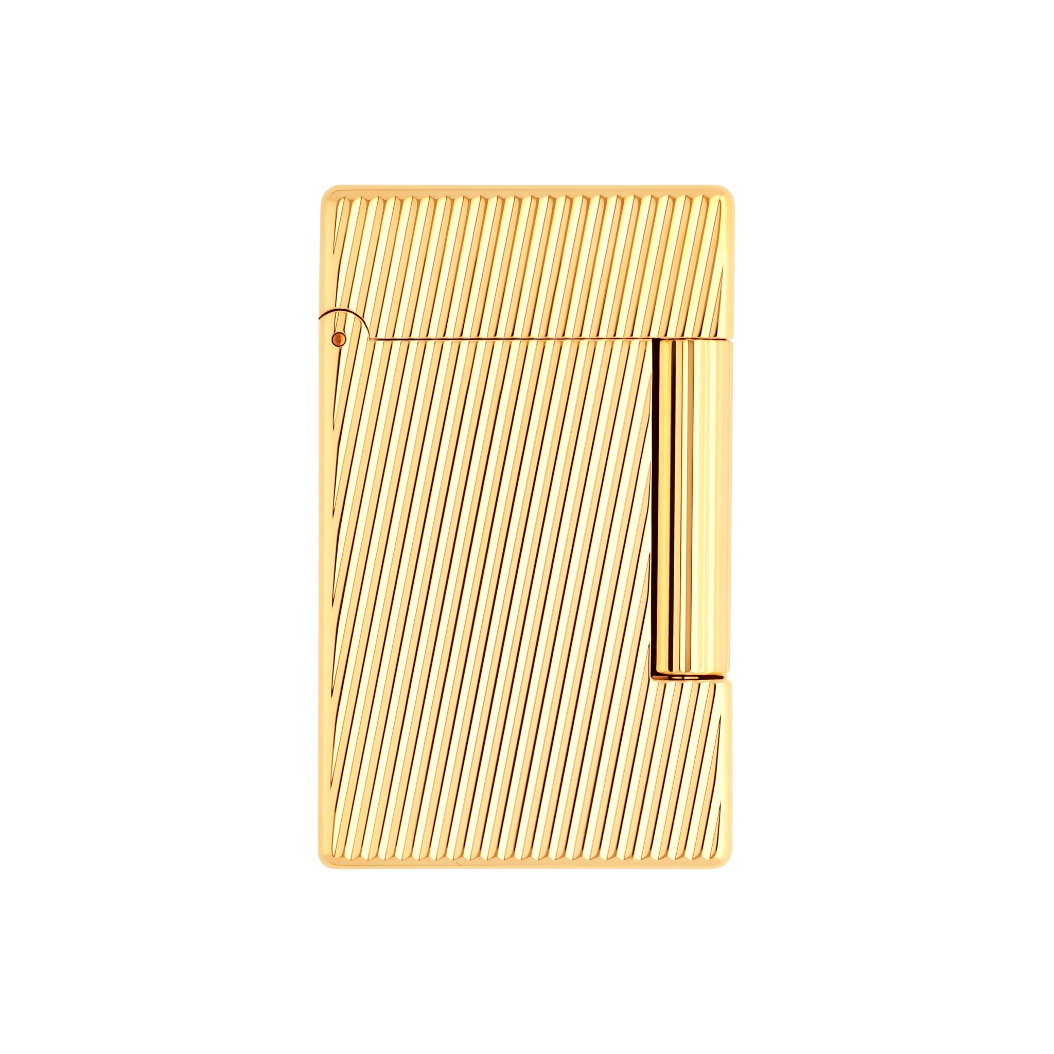 Dupont, Initial, Guilloche Lighter Gold