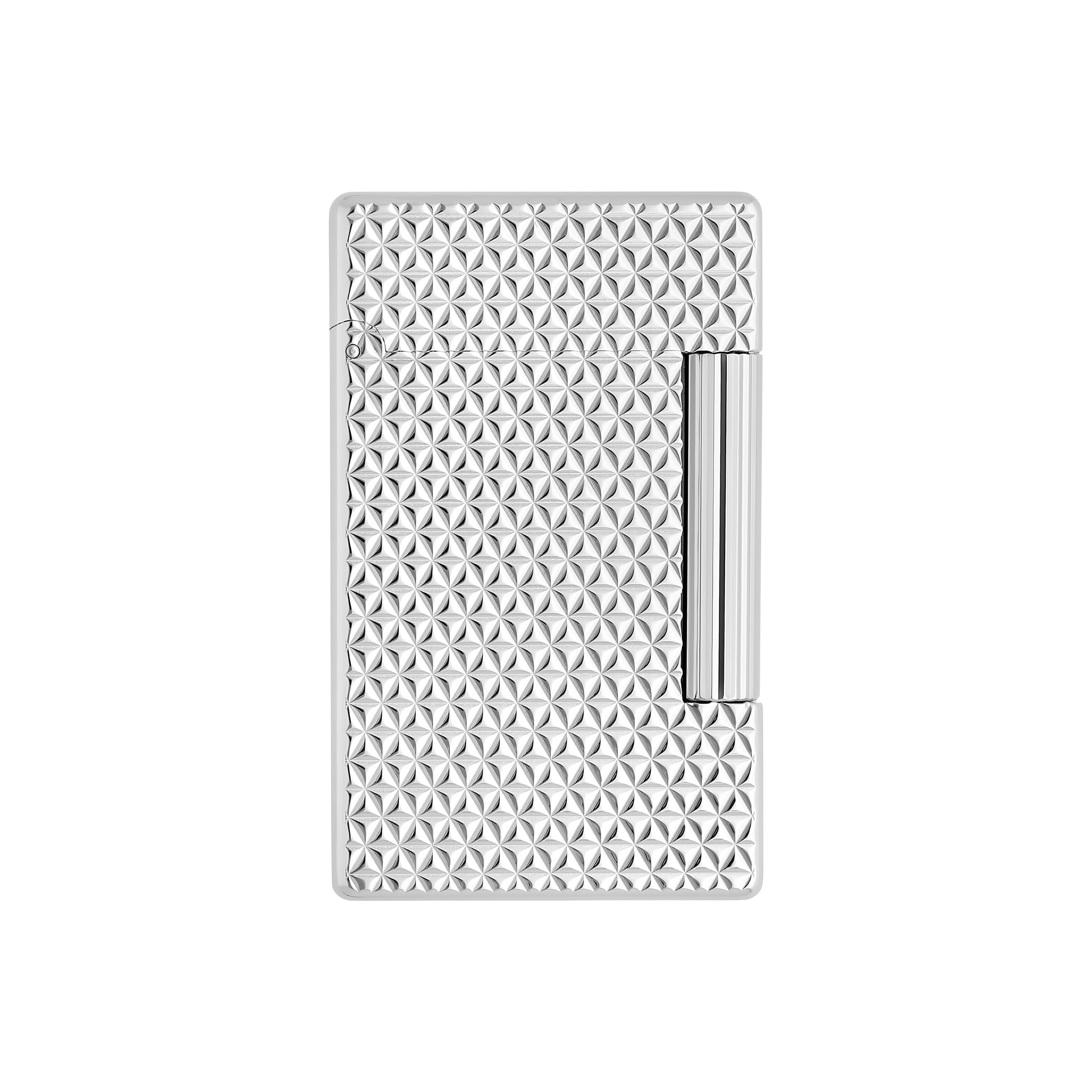 Dupont, Initial, Guilloche Lighter Silver