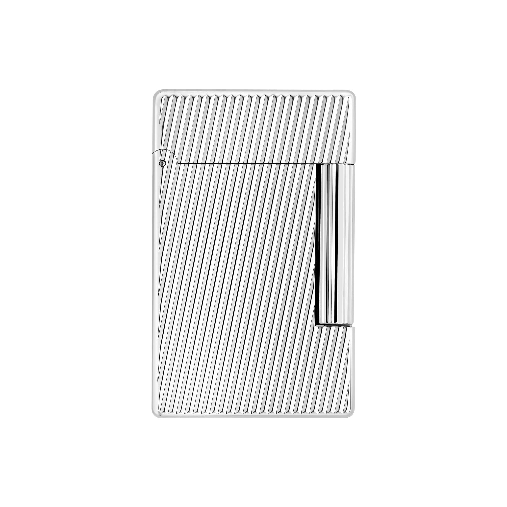Dupont, Initial, Guilloche Lighter Silver