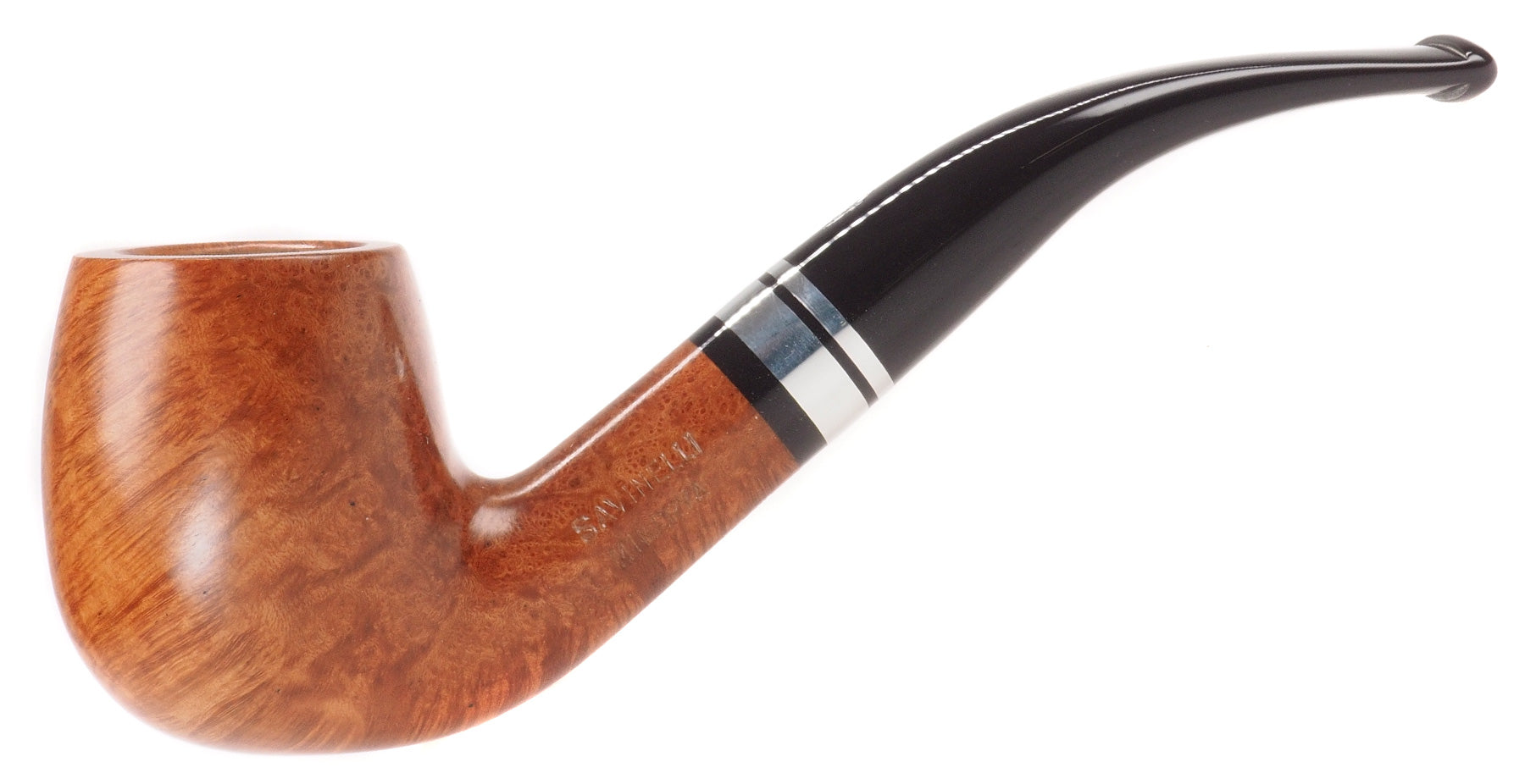 Savinelli, Minerva 601, Bent Billard, Smooth