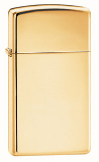 Zippo, Slim High polish brass