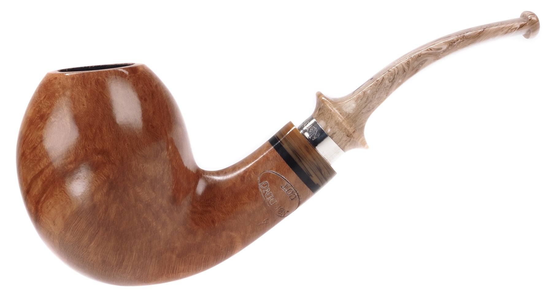 Nording Pipes, CUT Gr. 4, Bent Egg w. Silver