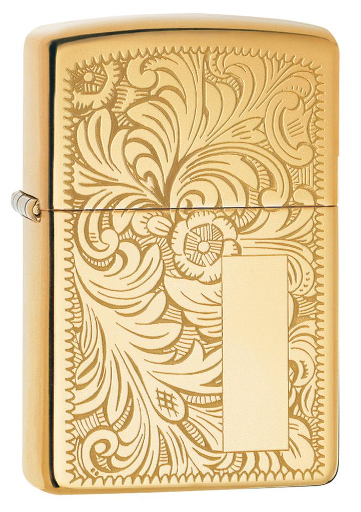 Zippo, Venetian, Poleret Messing