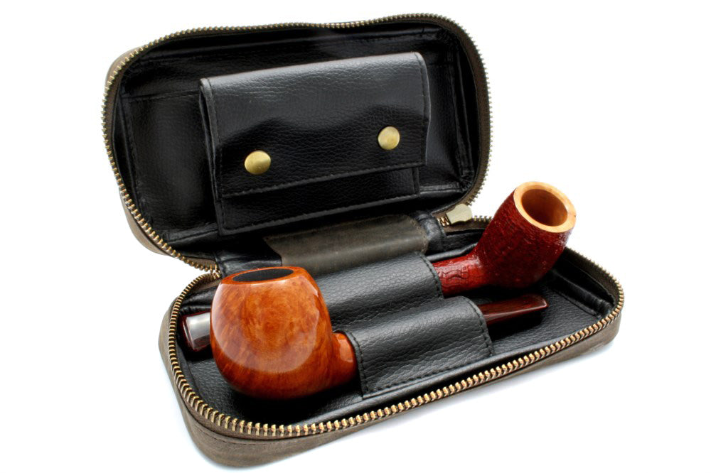 Rattray´s Pibetaske, Peat, 2 piber + tobakspung