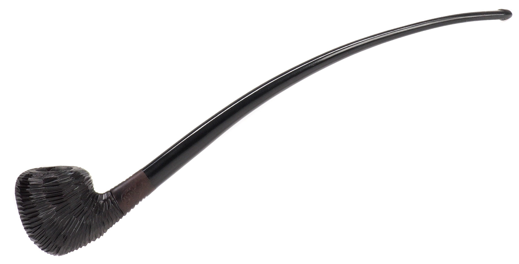 BPK Brushed Churchwarden Pipe, Acorn