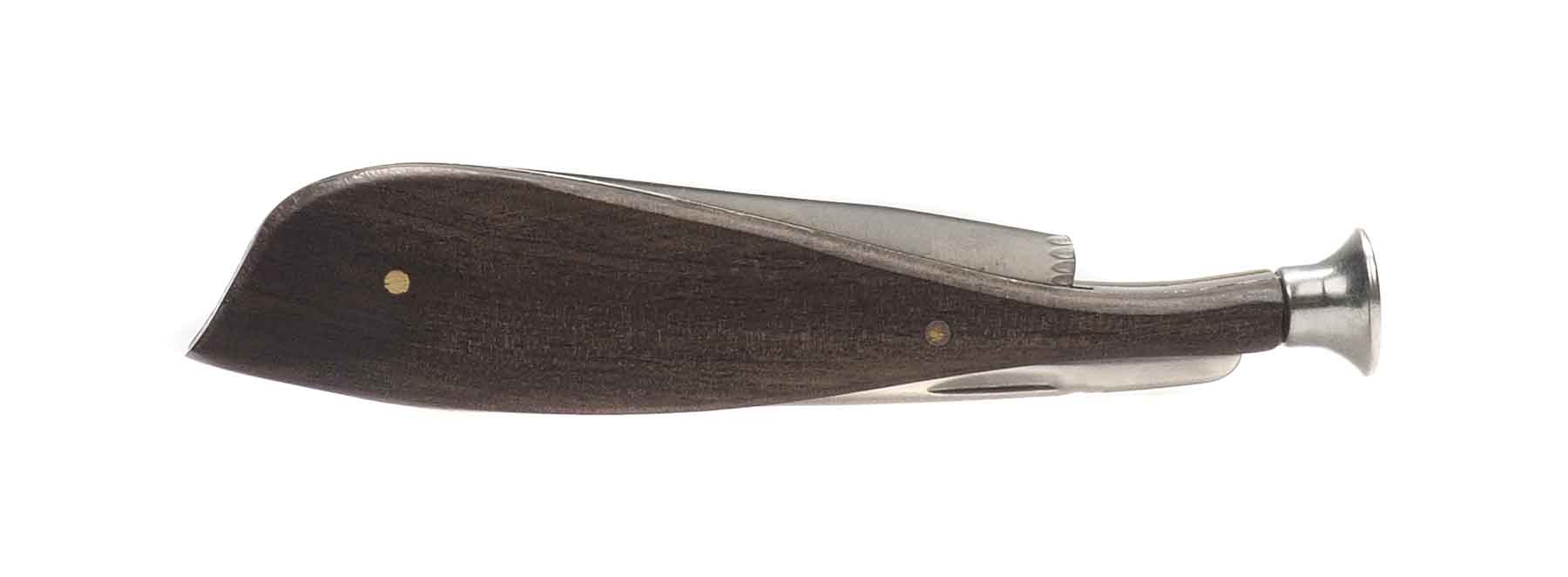 'Fish' shaped pipe tamper w./wood