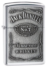 Zippo, Jack Daniels, Emblem/High Polish Chrome