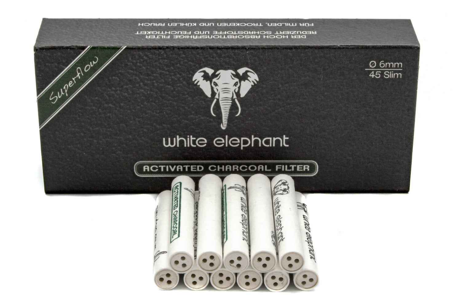 White Elephant, Filters, 6 mm, 45 pieces
