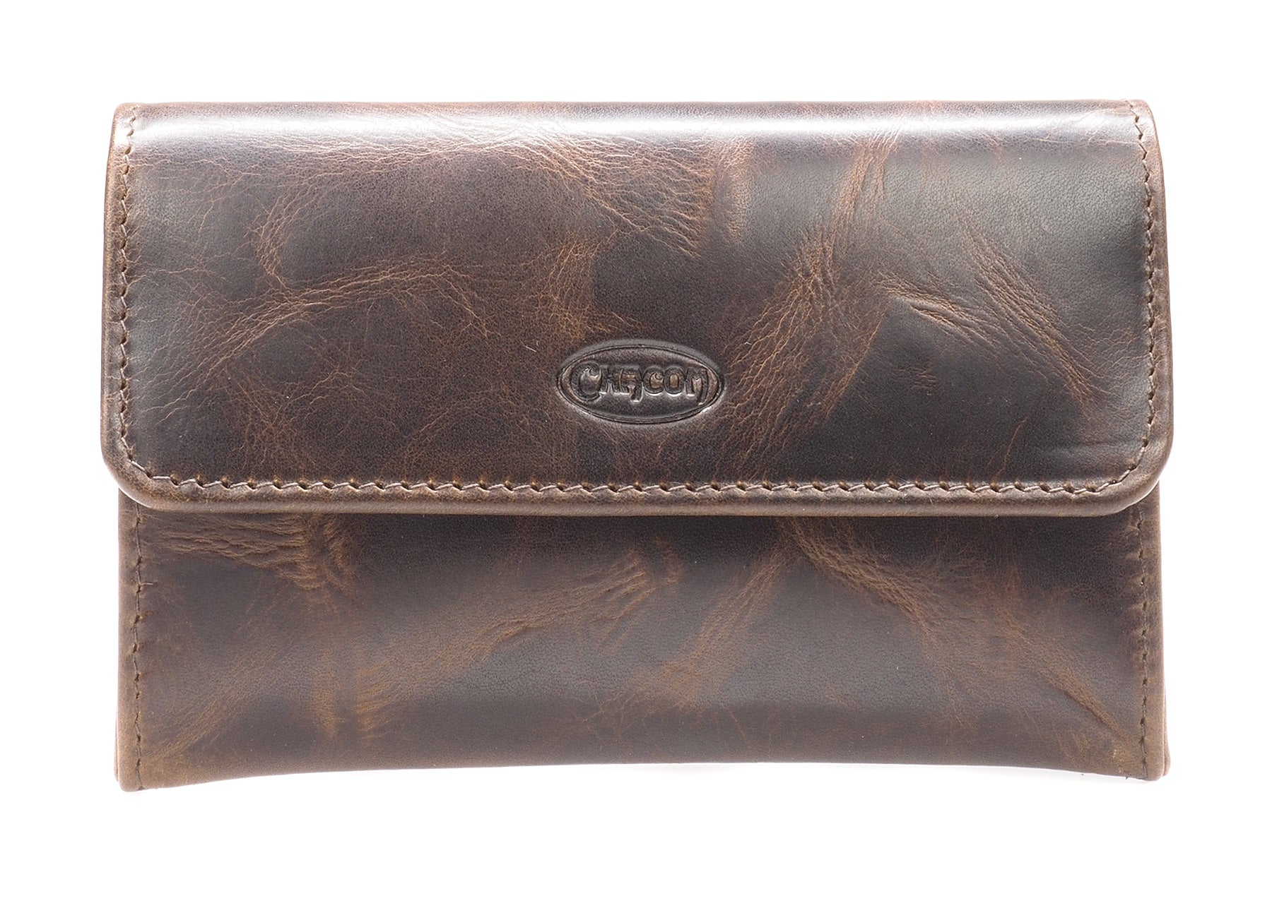 Chacom Leather products, Stand Up Pouch, Brown