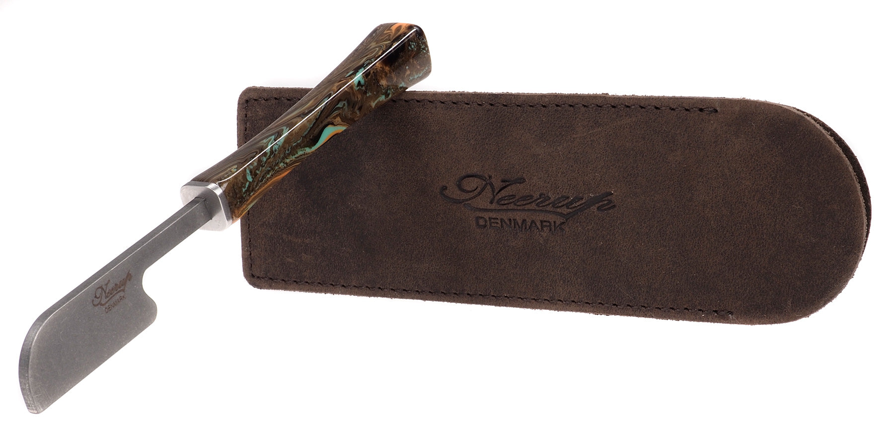 Neerup Pipes, Reamer w. handle, Green/Brown