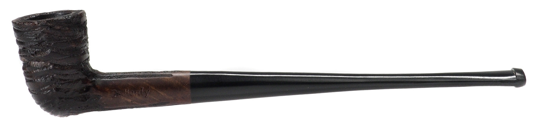 BPK Mini Churchwarden Pipe, Mini Dublin Rusticated