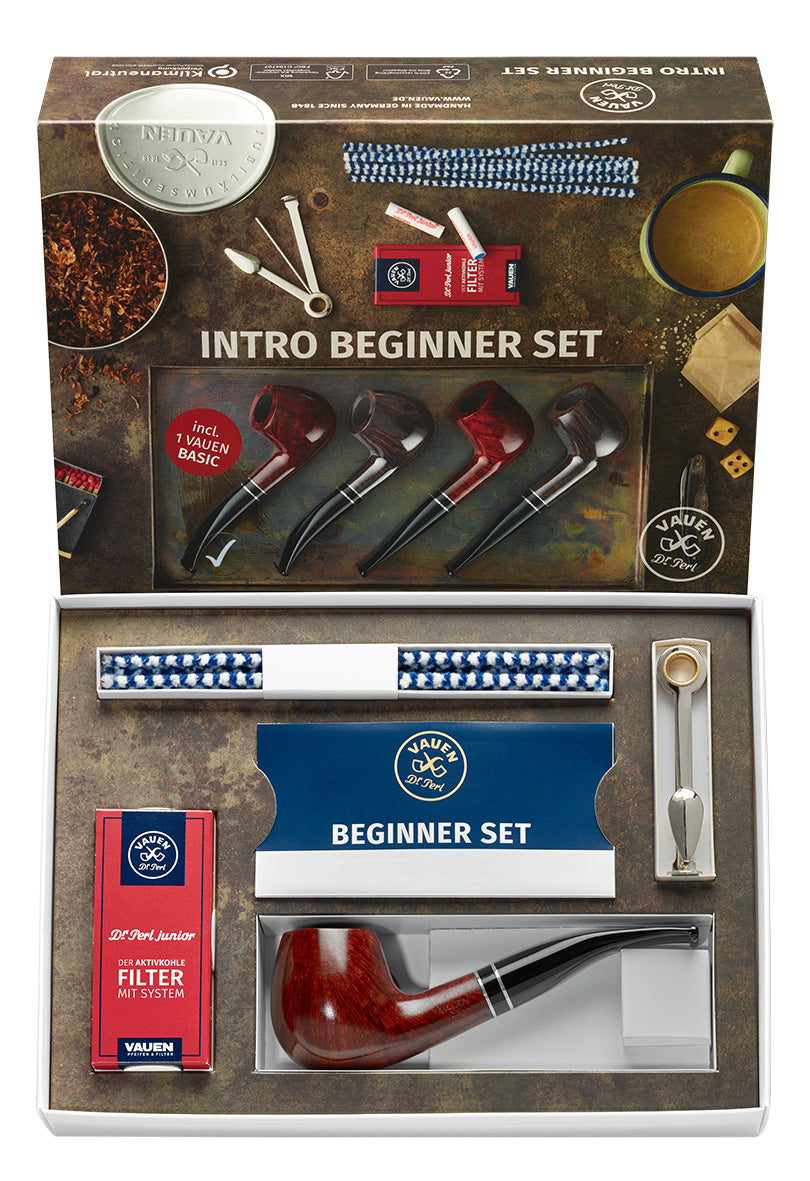 Vauen, Starter set, Bent Brandy, Brown, 9 mm.
