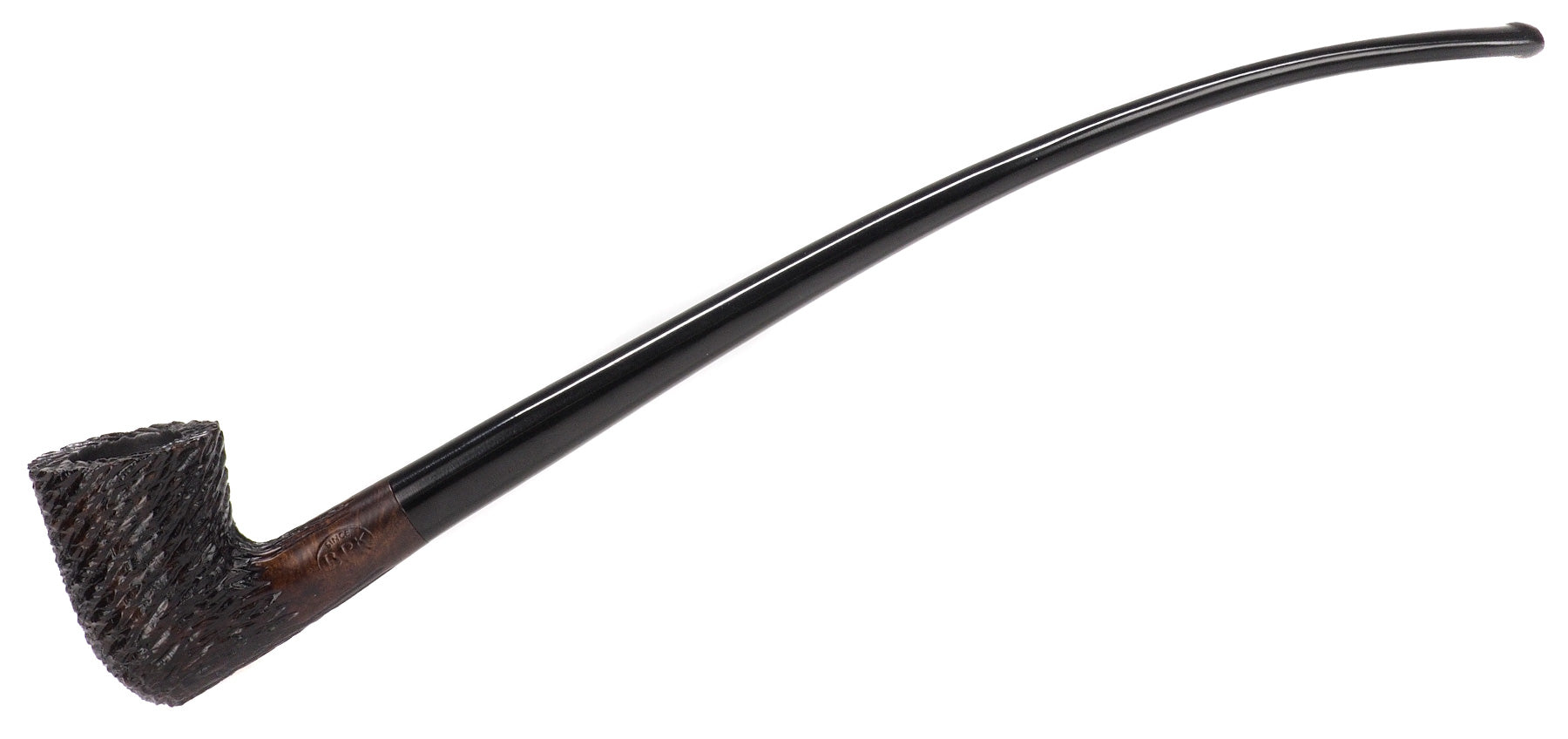 BPK, Churchwarden Pipe, Small Dublin, Rusticated
