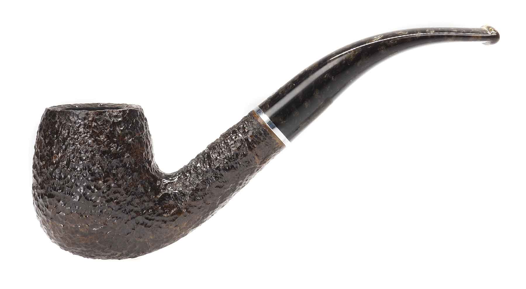 Savinelli, Marron Glace 602, Bent Billard, Rustic.
