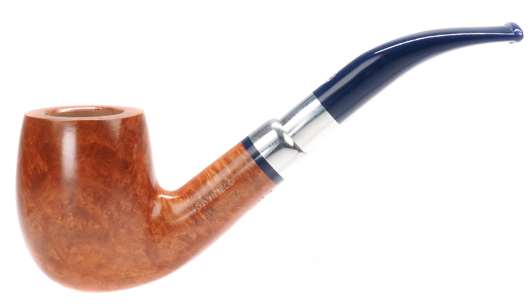 Savinelli, Eleganza 606, Bent Billard, Smooth