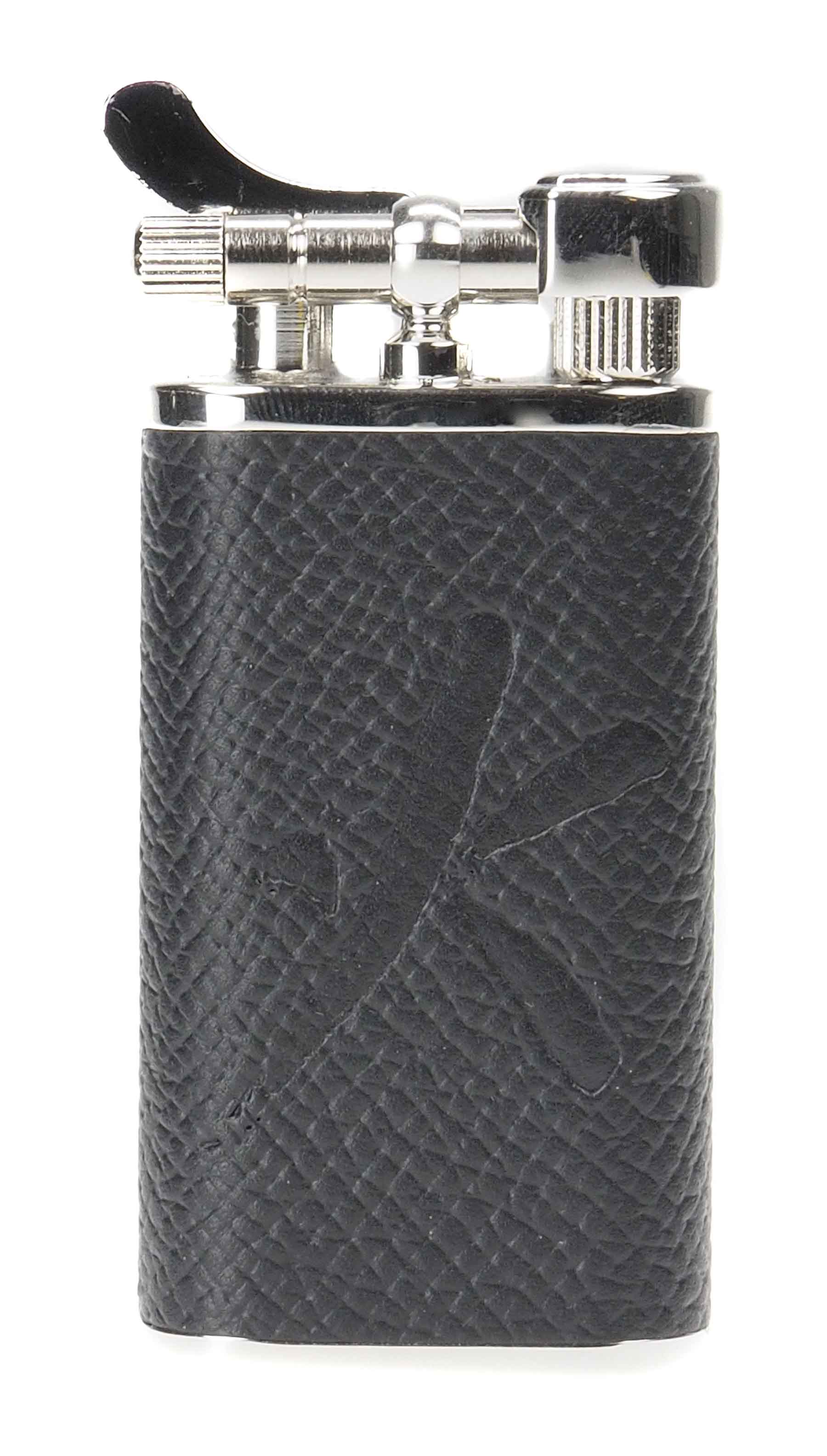 Kiribi, Pipe Lighter, Kabuto Kuroi, Black Leather