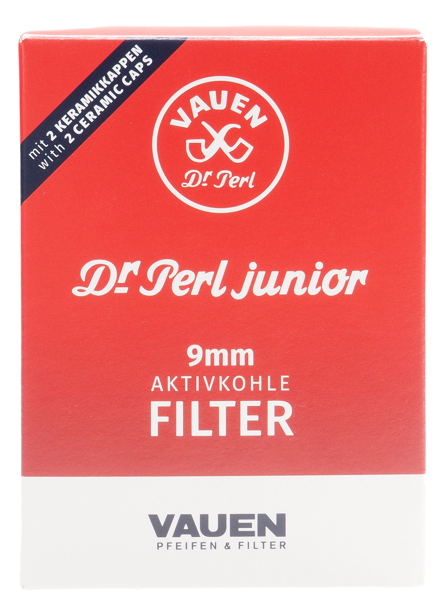 Dr. Perl, 180 pieces, 9 mm kohl filters