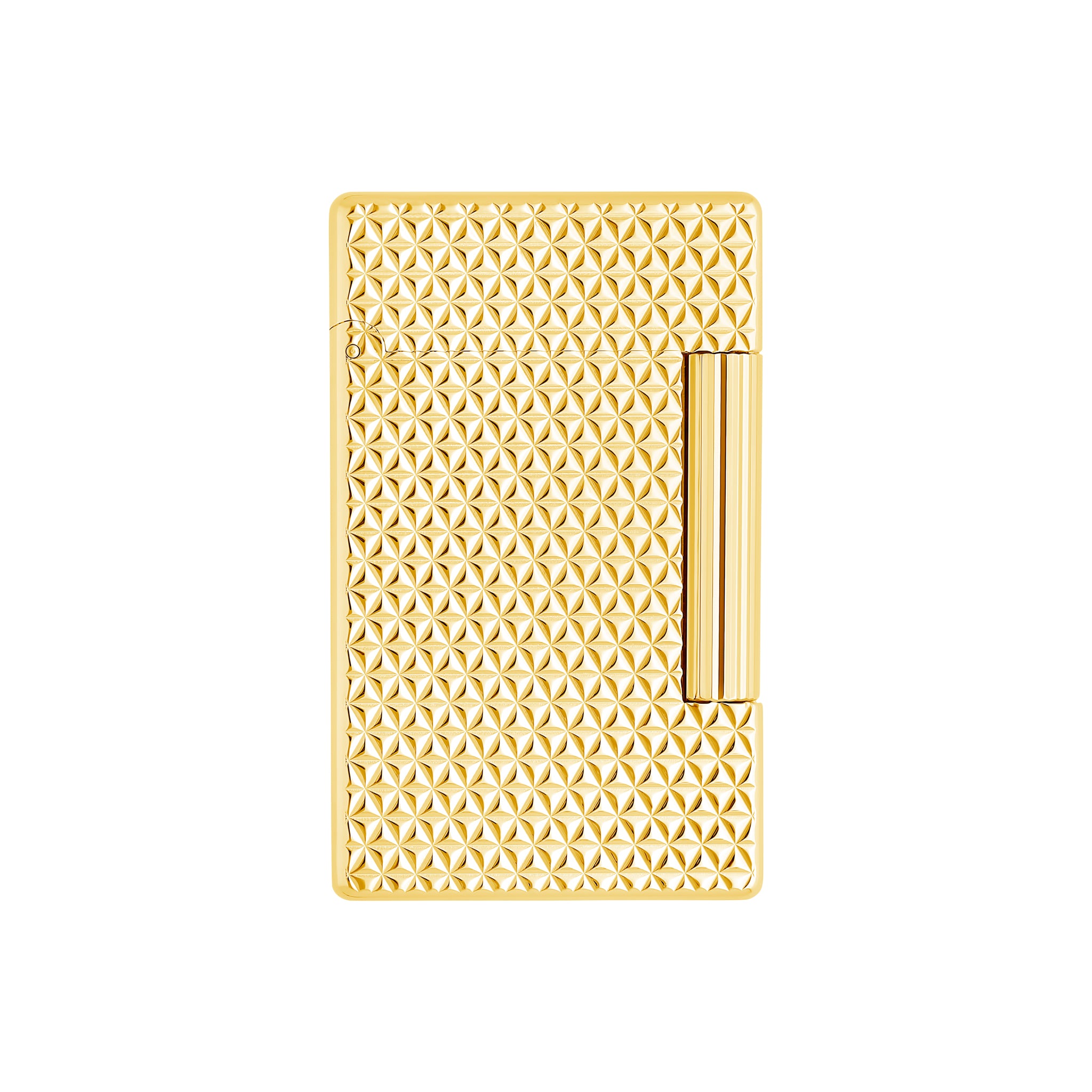 Dupont, Initial, Guilloche Lighter Gold