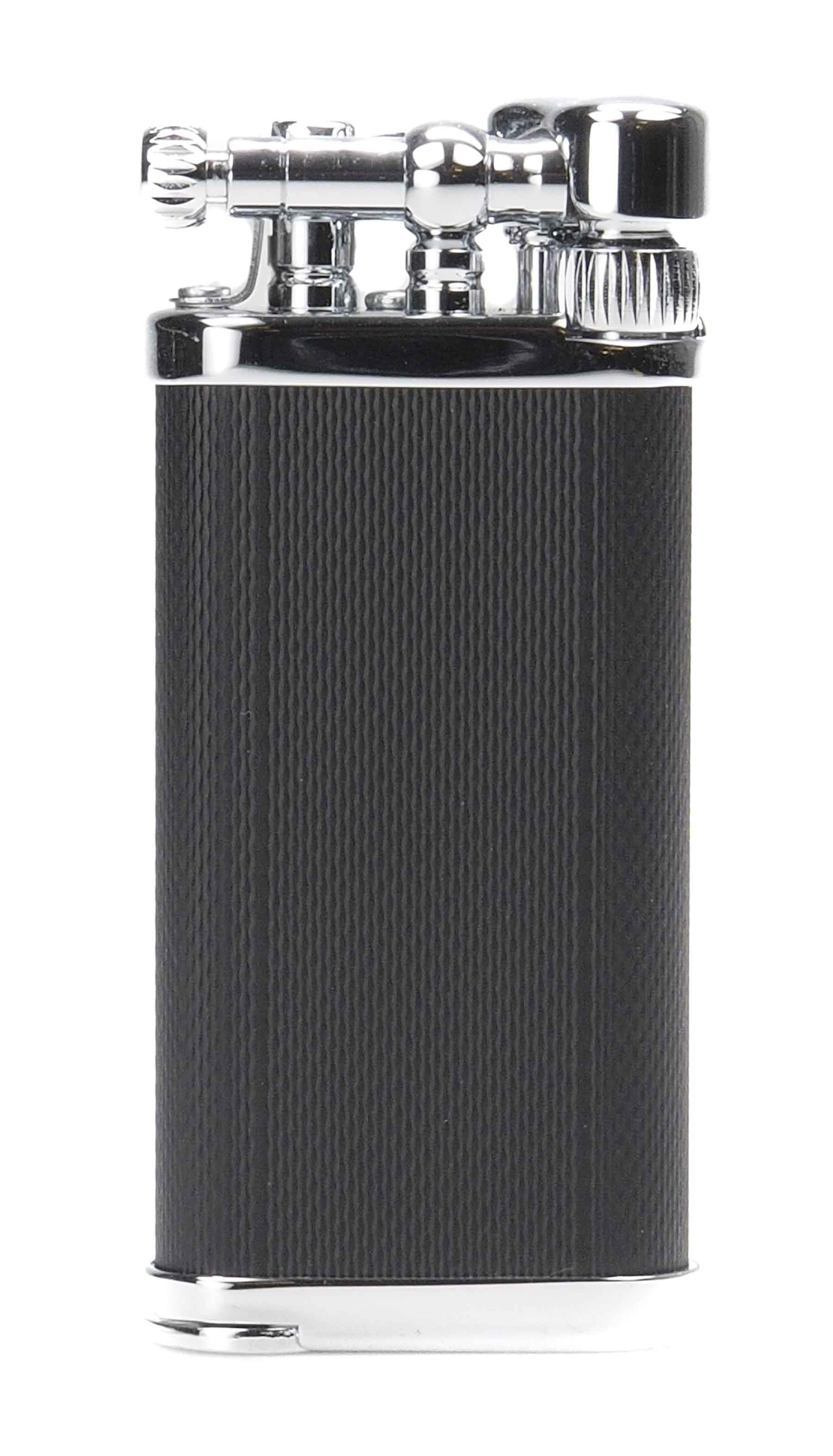 Im Corona Pipe lighter, Old boy, Black Corn Chrome