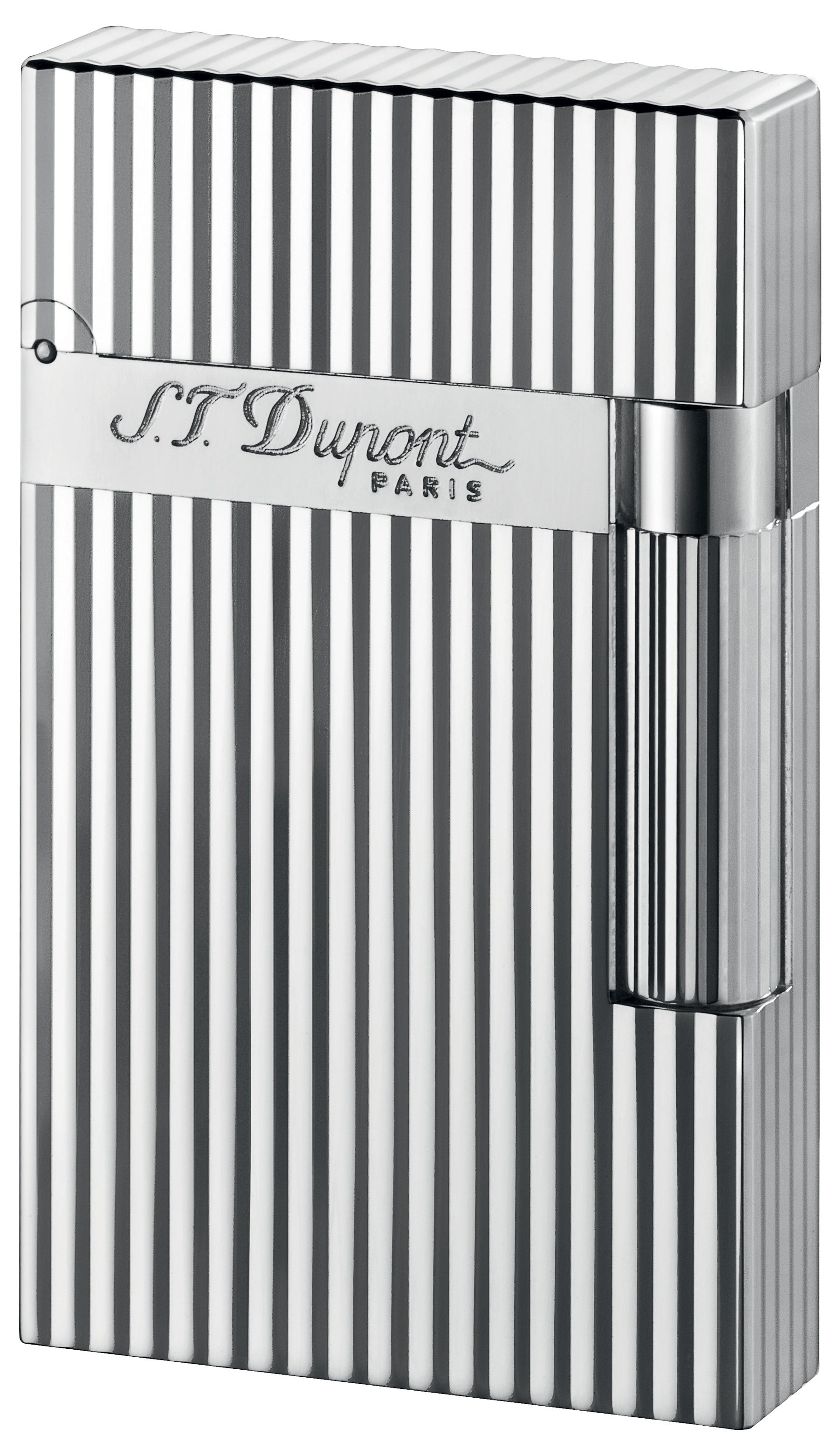 Dupont Lighter, Ligne 2, Silver plated vertical