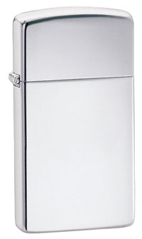 Zippo, Poleret Krom, SLIM