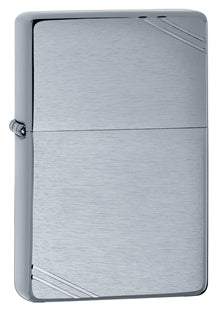 Zippo, Vintage, Børstet Krom
