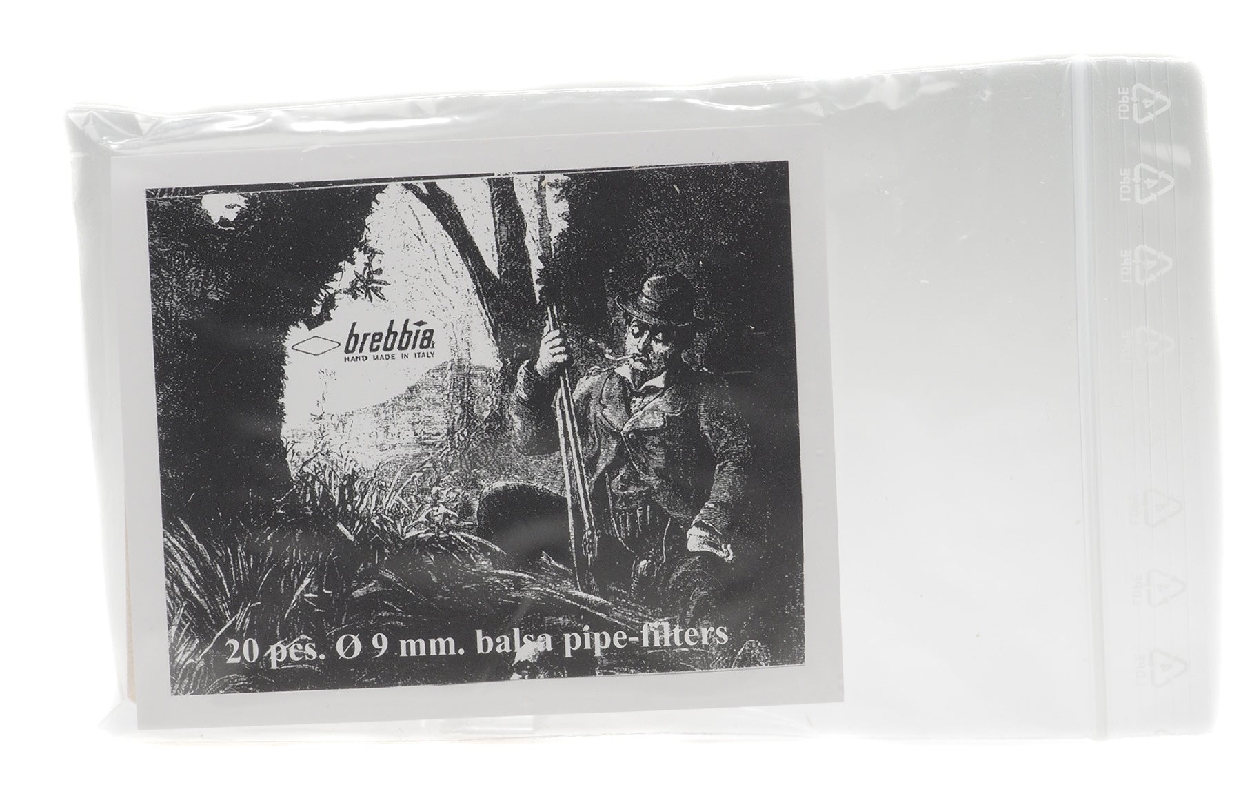 Brebbia, 20 pieces, 9 mm balsa wood filters