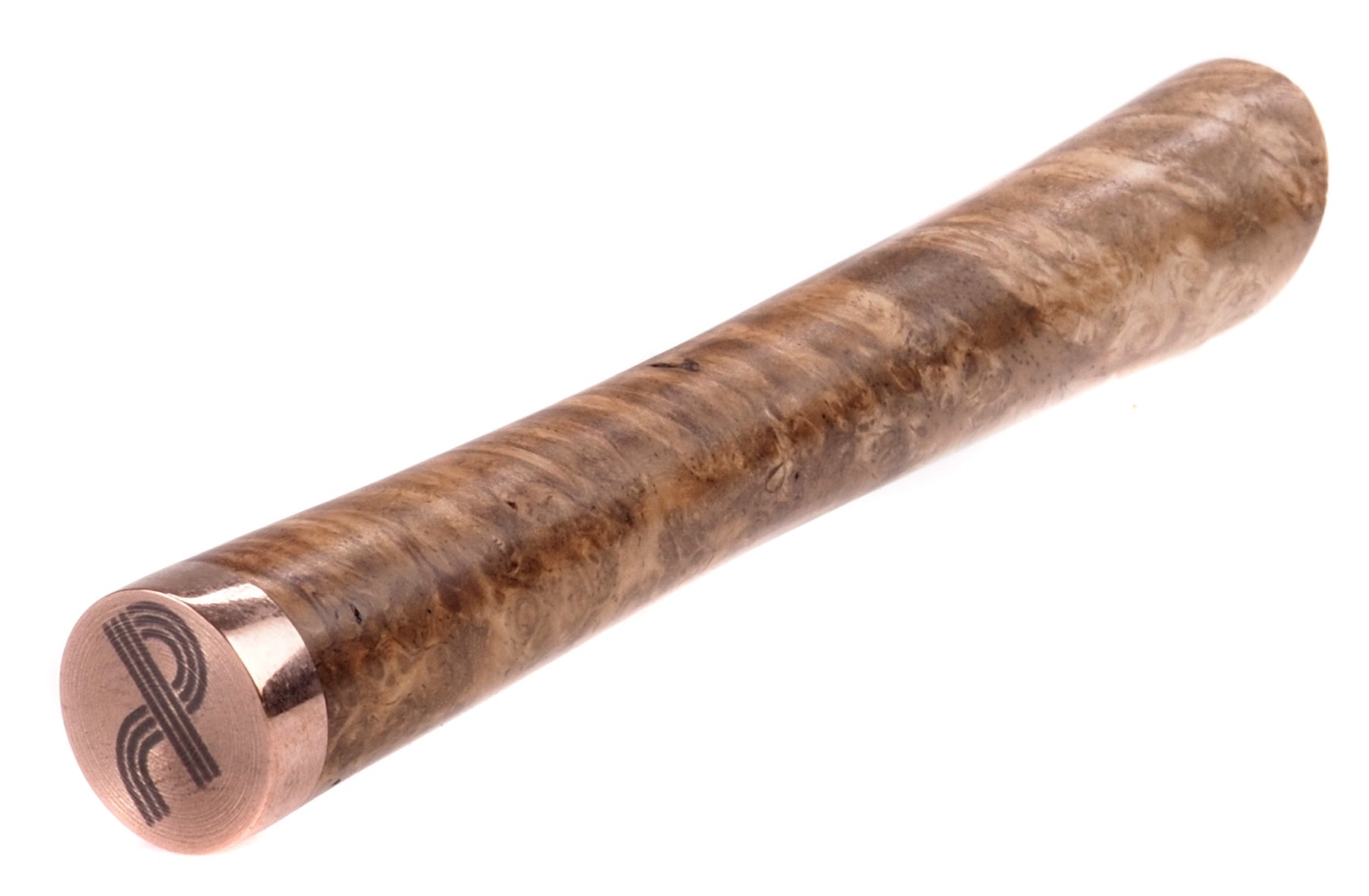 Bruno Nuttens, White Amoyba Burl Tamper, No. 8