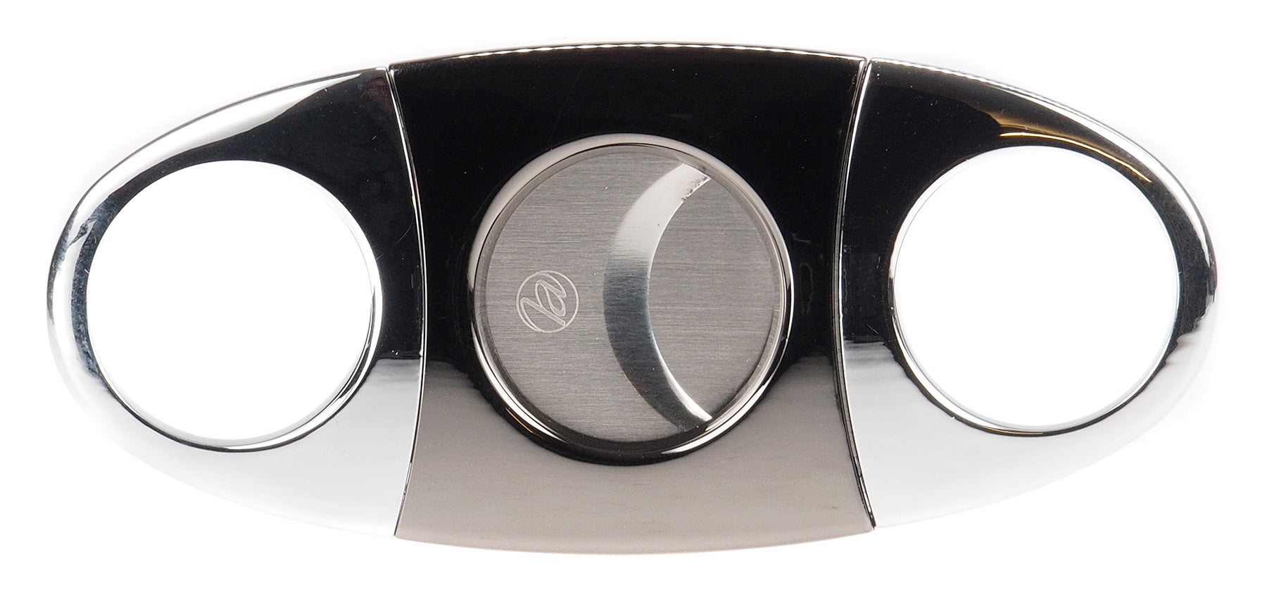 Cigar cutter, Chrome and Gun, 22 mm