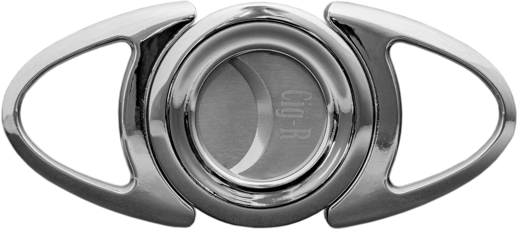 Cig-R, Cigar Cutter Bull's Eye, Chrome